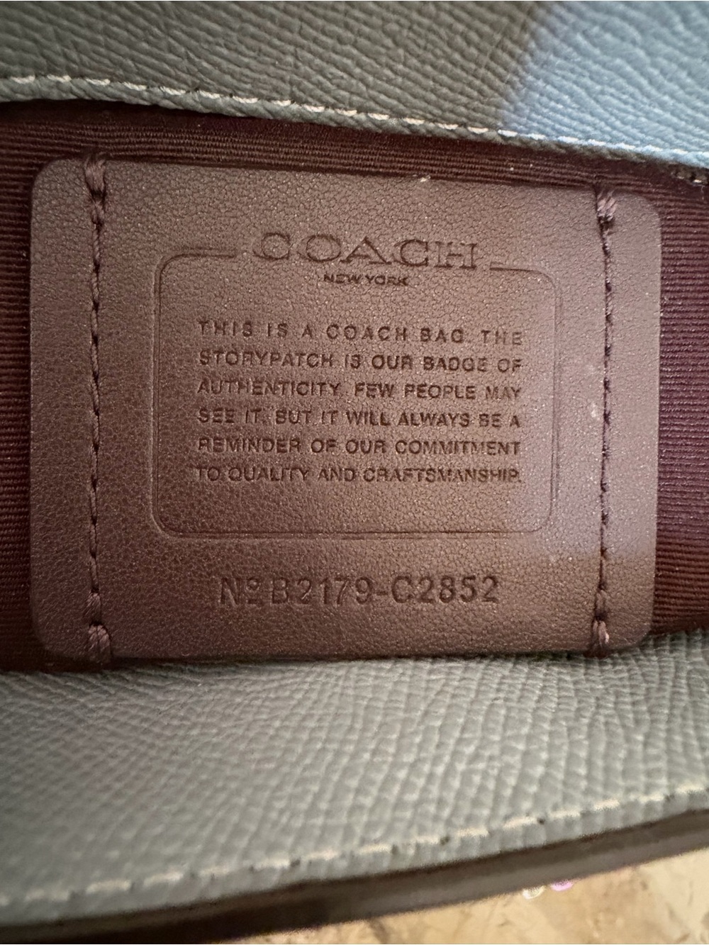 Coach Leather Kailey  In Gray - Picture 11 of 11